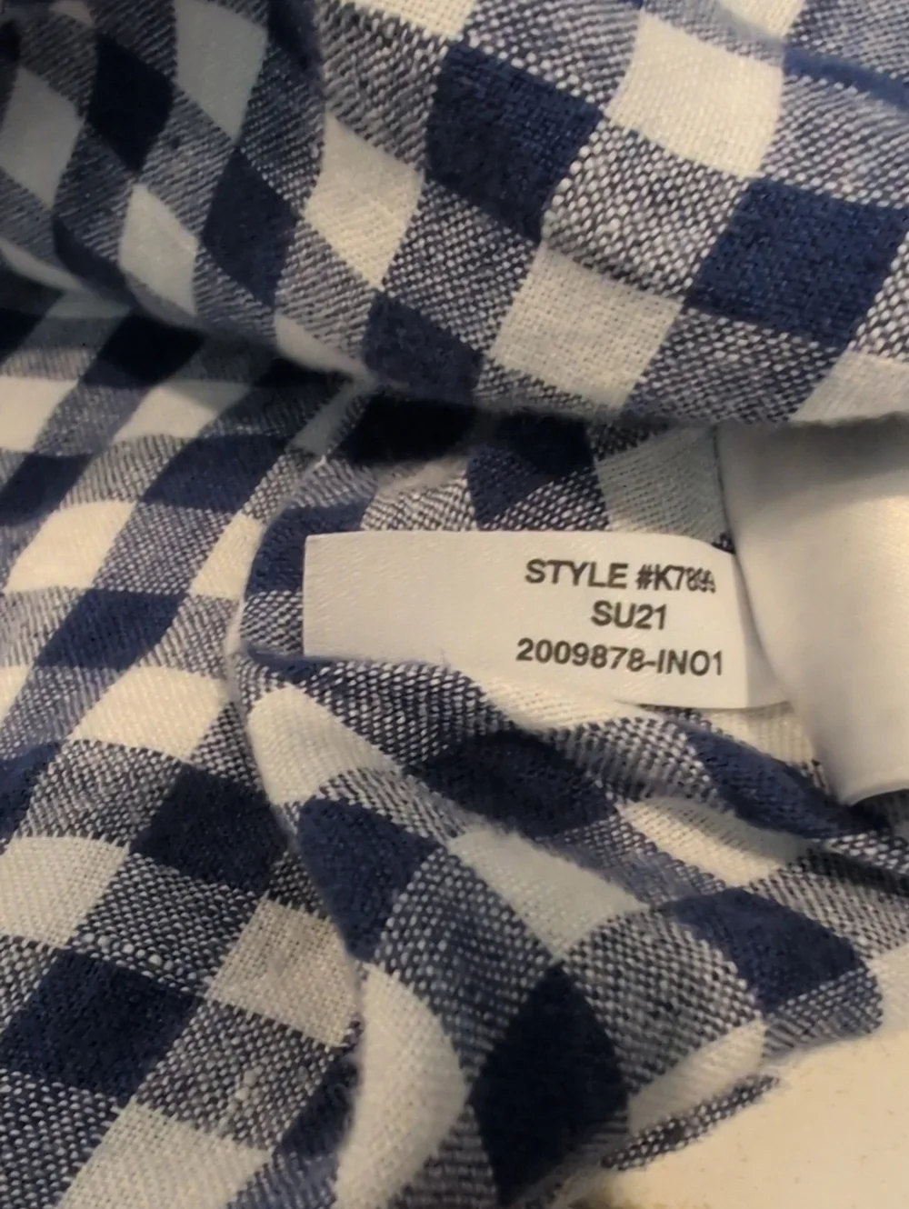 J. Crew Mens Large Slim 100% Linen Long Sleeve Button Down Shirt Style #K7899
